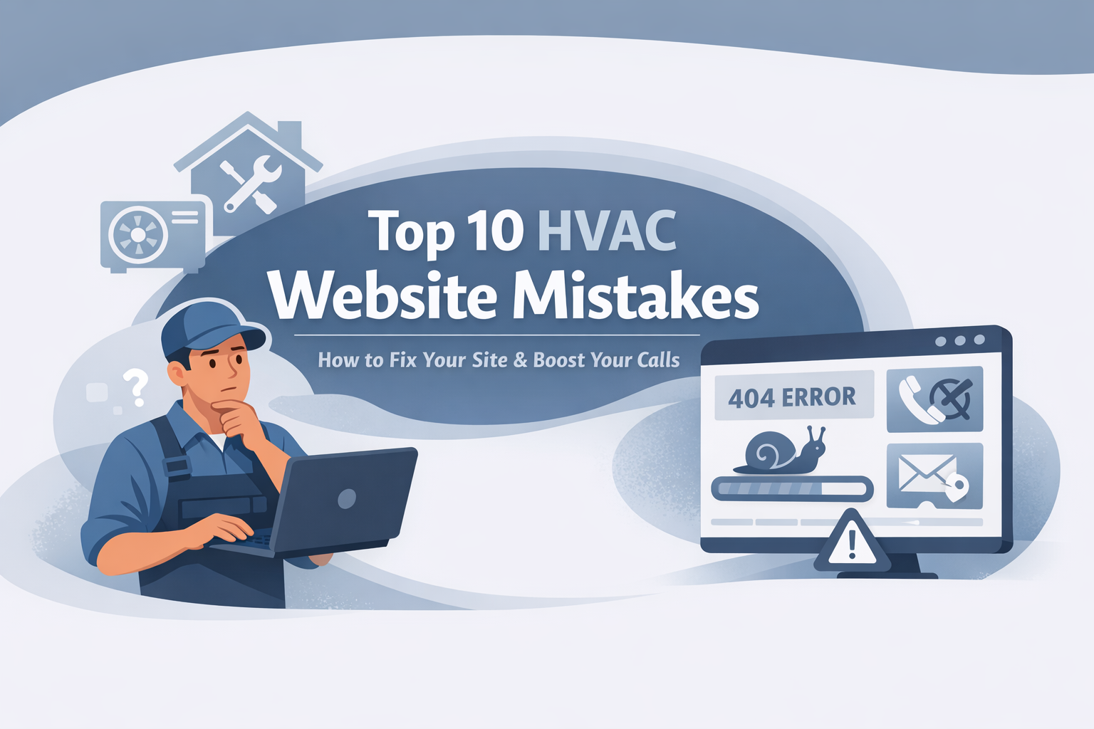 Top 10 Website Mistakes HVAC Contractors Make